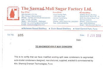 The Saswad Mali Sugar Factory